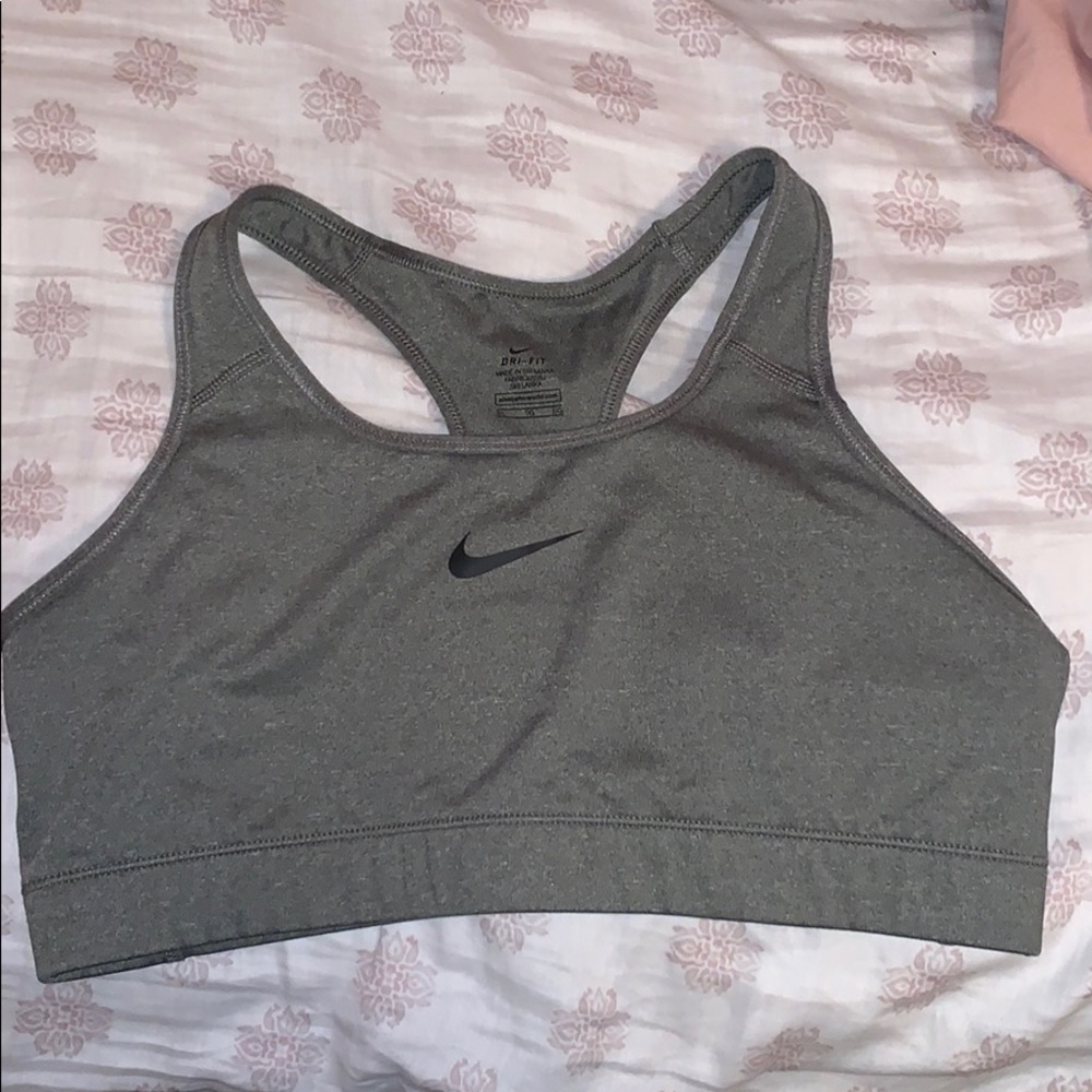 NIKE grey sports bra